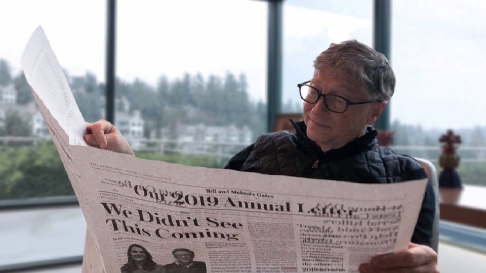 Bill Gates foto FB Gates